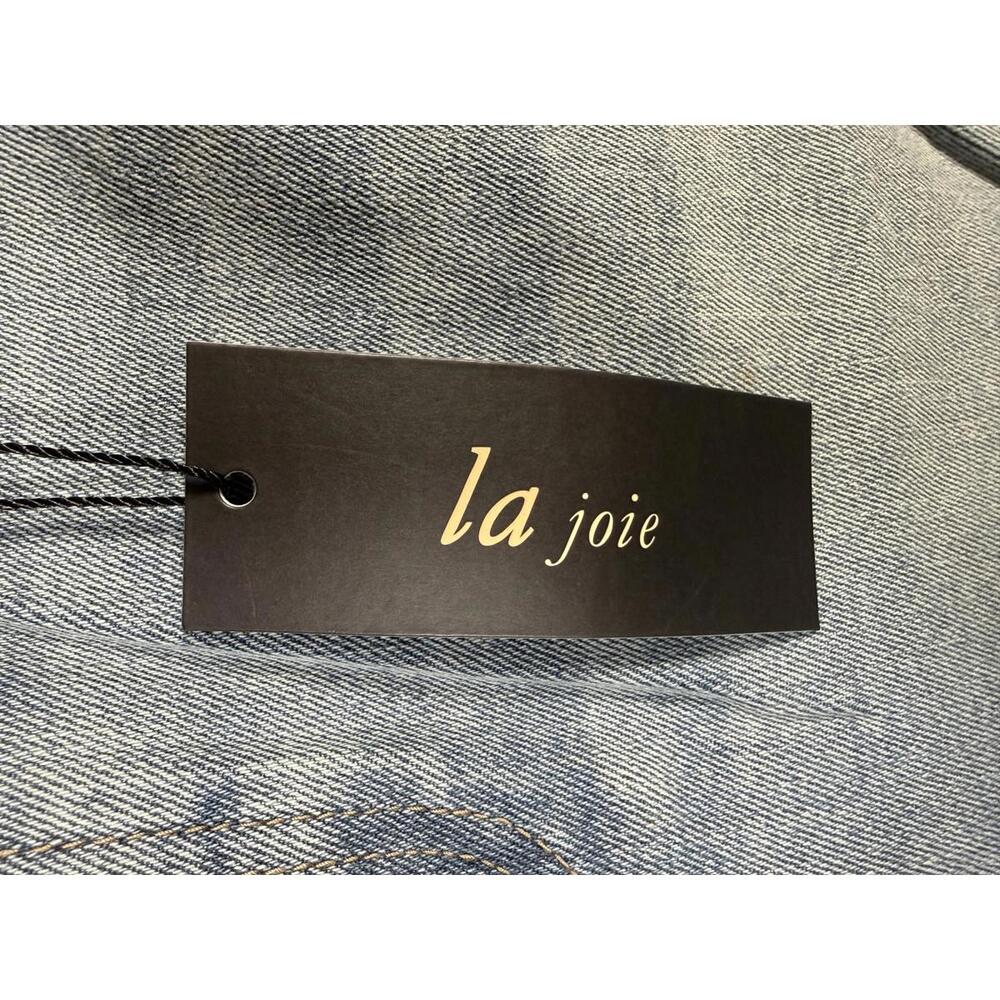 NWT La Joie Comfort Stretch High Rise Straight Leg Jeans Size 8 - Picture 4 of 5
